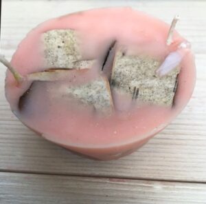 ROMANTIC GIFT FIRESTARTERS, Hygge Feminine Set of 4 Firestarters Burlap Bag, Rustic Romantic Farmhouse Valentine Gift - Image 2