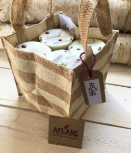 SET OF 16 Firestarters, Farmhouse Rustic Home, Burlap Bag Fire Starters, Holiday Housewarming, Country Farmhouse Gift
