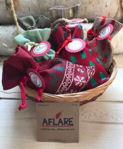 NORDIC HOLIDAY 3 Bags of 4 Firestarters, Holiday Gift Fireplace, Stocking Stuffer, Reindeer Bag Firestarters , Housewarming, Winter Hygge - Image 2