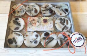 SET OF 10 FIRESTARTERS Rustic Earthy Gift, Indoor Woodstove Fireplace Fire Starters, Autumn Hygge Harvest Housewarming Holiday Winter Gift - Image 4