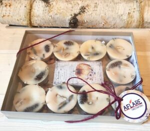 SET OF 10 FIRESTARTERS Autumn Housewarming Gift, Indoor Woodstove Fireplace Fire Starters, Autumn Hygge Harvest Housewarming - Image 2