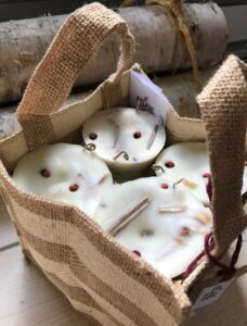 SET OF 16 Firestarters, Farmhouse Rustic Home, Burlap Bag Fire Starters, Holiday Housewarming, Country Farmhouse Gift - Image 3