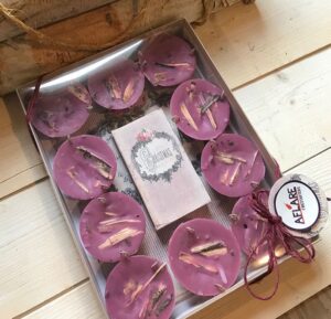 VICTORIAN CHRISTMAS FIRESTARTERS, Set of 10 Indoor Woodstove Fireplace Fire Starters, X-mas Holiday Winter Gift - Image 3