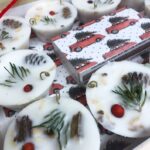 CHRISTMAS FARM TRUCK Set of 10 Farmhouse X-mas Fire Starters, Holiday Gift, Woodstove Fireplace Starters, Winter Housewarming Holiday Gift