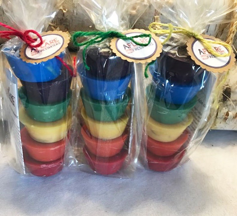 il_794xN.3403923489_gndv.jpg RAINBOW LIMITED EDITION Firestarters, Pride Gift, Rainbow Fire Starters, Housewarming Gift - Image 1