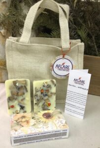 HARVEST CANVAS TOTE Firestarters, Sunflower Fall Autumn Housewarming Gift, Thanksgiving Fireplace Gift