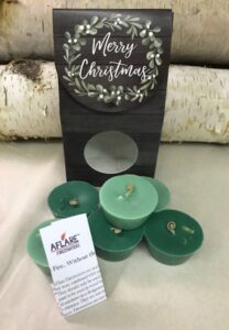 MERRY CHRISTMAS BOX 6 Firestarters, Indoor Woodstove Fireplace Fire Starters, Housewarming Gift, Xmas Gift - Image 2