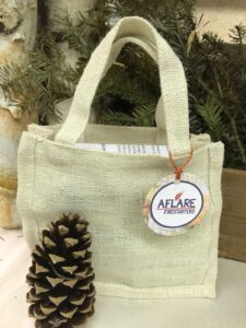 HARVEST CANVAS TOTE Firestarters, Sunflower Fall Autumn Housewarming Gift, Thanksgiving Fireplace Gift - Image 3