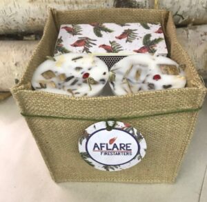 SET OF 14 FIRESTARTERS, Fireplace Hearth Gift, Burlap Bag Fire Starters, Rustic Fire starters, Housewarming Gift, Farmhouse Christmas Gift - Image 2