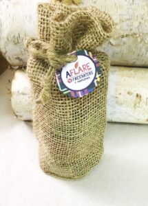 CHRISTMAS YULE FIRESTARTERS, Mens Rustic Xmas Stocking Stuffer, Set of 4 Firestarters Burlap Bag, Rustic Fireplace Farmhouse Holiday Gift - Image 2