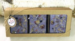 FIRE STARTER TRIO, Housewarming Gift, Purple Gift, Hearth Fireplace Gift, Woodstove Fireplace - Image 3