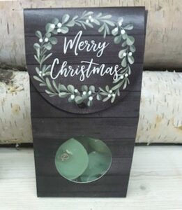 CHRISTMAS HOLIDAY Fire Starters, Winter Box Holiday Country Farmhouse Indoor Woodstove Fireplace Fire Starters, Holiday Housewarming Gift - Image 2