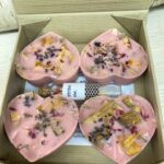 4 PINK HEARTS VALENTINES Day Firestarters, Indoor Woodstove Fireplace Fire Starters, Cozy Hygge Gift , Valentines Day Gift for Her