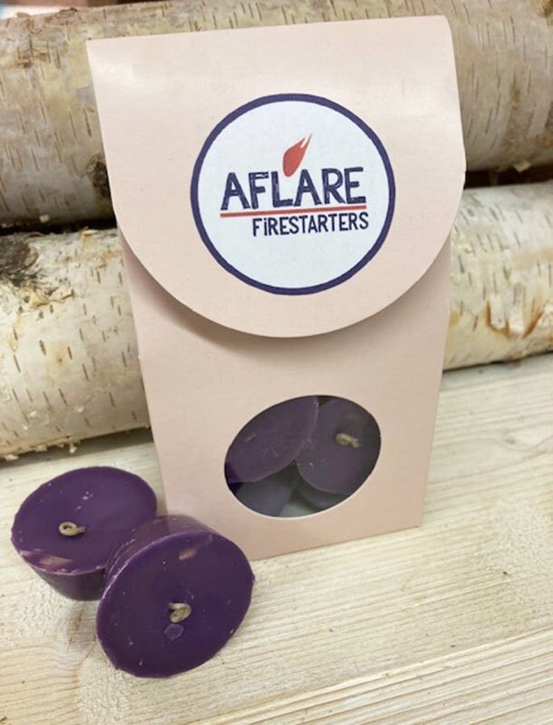 il_794xN.3718319437_ajkj.jpg ROMANTIC NIGHTS Fire Starters, Winter Country Farmhouse Indoor Woodstove Fireplace Fire Starters, Housewarming Gift, Hygge Gift - Image 1