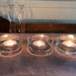 FLOATING CANDLES in Glass Cyclinder Bowl, Floating Candles, Elegant Tableware, Wedding Centerpiece
