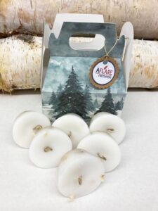 SMALL WINTER SCENE Box 6 Fire Starters, Winter Housewarming Gift, Farmhouse Cozy Gift - Image 2