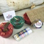 CHRISTMAS YULE FIRESTARTERS, Mens Rustic Xmas Stocking Stuffer, Set of 4 Firestarters Burlap Bag, Rustic Fireplace Farmhouse Holiday Gift