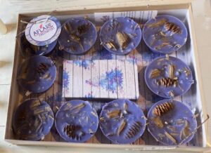 WINTER TREES Set OF 10 Fire Starters, Woodstove Fireplace Fire Starters, Winter Hygge Harvest Housewarming Holiday Cozy Winter Gift - Image 3