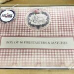 VICTORIAN Shabby Chic Vintage Style CHRISTMAS FIRESTARTERS, Set of 10 Indoor Woodstove Fireplace Fire Starters, X-mas Holiday Winter Gift