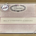 VICTORIAN CHRISTMAS FIRESTARTERS, Set of 10 Indoor Woodstove Fireplace Fire Starters, X-mas Holiday Winter Gift