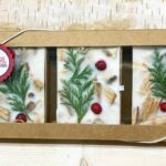 FIRE STARTER Holiday Greens & Berries Trio, Xmas Cozy Gift, Housewarming Gift, Hearth Gift, Woodstove Fireplace, Secret Santa, Under 20