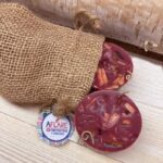 TARTAN PLAID FIRESTARTERS, Rustic Xmas Stocking Stuffer, Set of 4 Fire Starters Burlap Bag, Rustic Fireplace Farmhouse Holiday Gift - Image 2