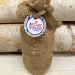 TARTAN PLAID FIRESTARTERS, Rustic Xmas Stocking Stuffer, Set of 4 Fire Starters Burlap Bag, Rustic Fireplace Farmhouse Holiday Gift