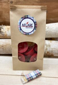 HARVEST BAG 12 Cranberry Mini Fire Starters, Festive Gift Fireplace, Stocking Stuffer, Christmas Housewarming, Winter Hygge - Image 2