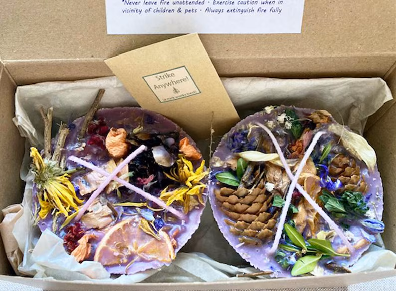 il_794xN.6895915856_9ys2 2 BONFIRE STARTERS, Double Boxed Bonfire Starter, Outdoor Fire Pit, Rustic Housewarming Gift, Summer Bonfire, Outdoor Party Unique Gift - Image 1