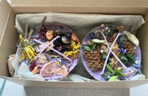 2 BONFIRE STARTERS, Double Boxed Bonfire Starter, Outdoor Fire Pit, Rustic Housewarming Gift, Summer Bonfire, Outdoor Party Unique Gift - Image 3